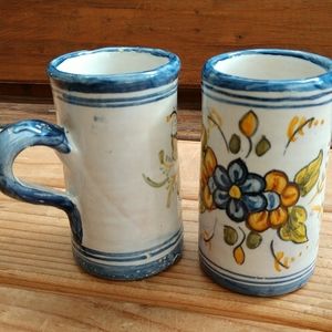 2 VTG talavera mini cups